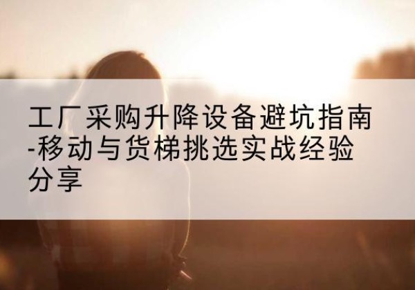 易县移动式升降机怎么选-工厂采购升降设备避坑指南-移动与货梯挑选实战经验分享